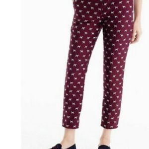 J Crew Terrier Pattern Pants 🐕🐕🐕